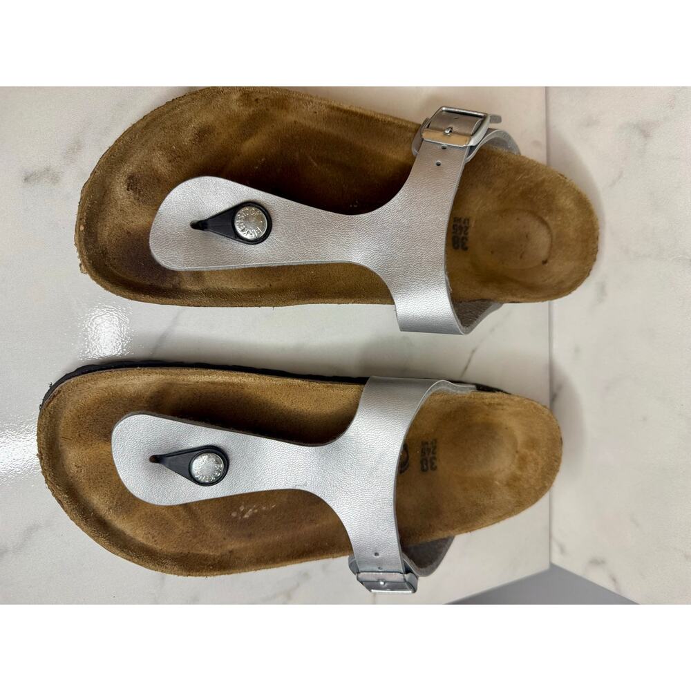 Birkenstock Gizeh - Silver - 38